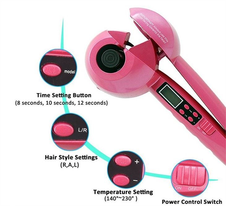 PTC Rizador automático de cabello