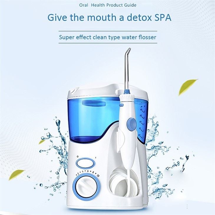 Máquina de chorro de agua con hilo dental
