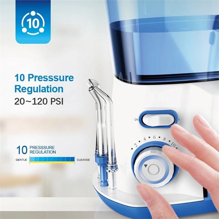 Máquina de chorro de agua con hilo dental