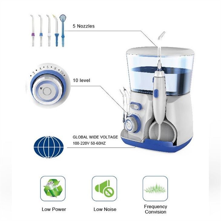 Irrigador bucal recargable