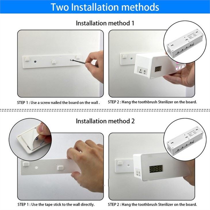 Estante para cepillos de dientes eléctricos