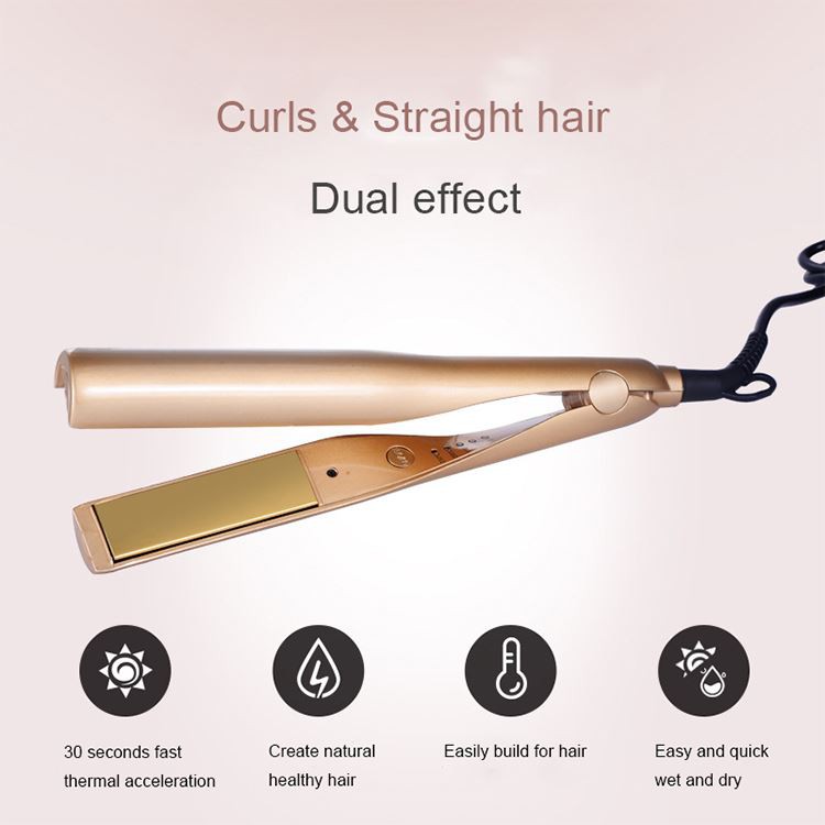 Plancha de pelo Roll Straight de doble uso